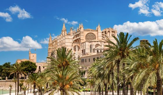 Park de la Mar Kathedrale La Seu in Palma