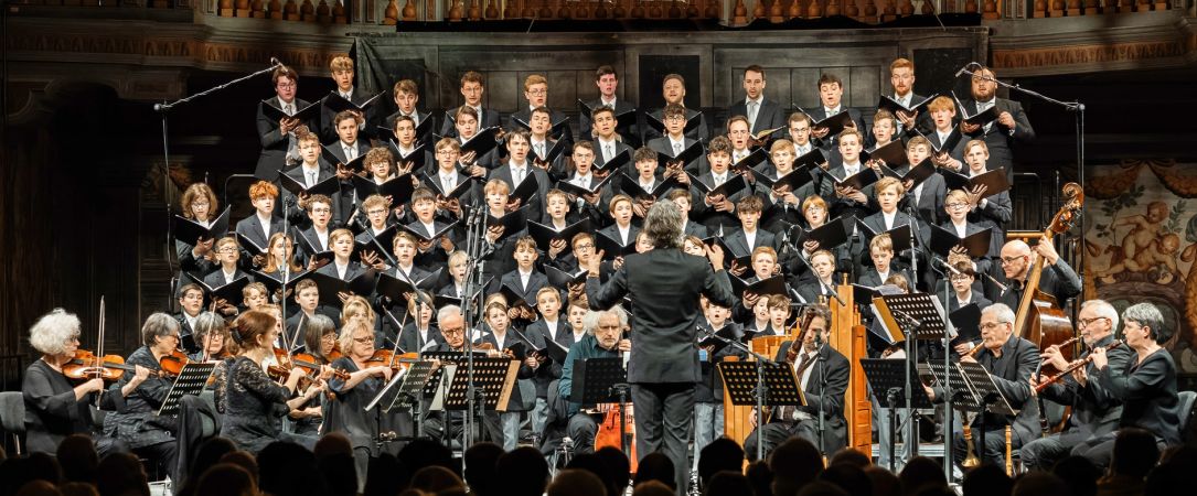 Der Knabenchor singt in Herrenhausen Bach